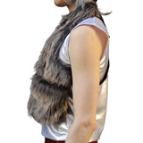 The VM Short Faux Fur Holster Vest