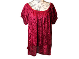 The VM Velvet Peasant Blouse