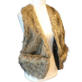 The VM Long Faux Fur Holster Vest