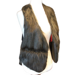 The VM Long Faux Fur Holster Vest