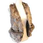 The VM Long Faux Fur Holster Vest