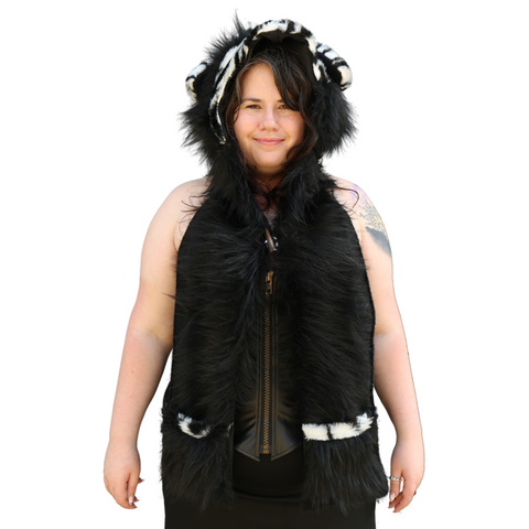 The VM Festival Faux Fur Animal Hood