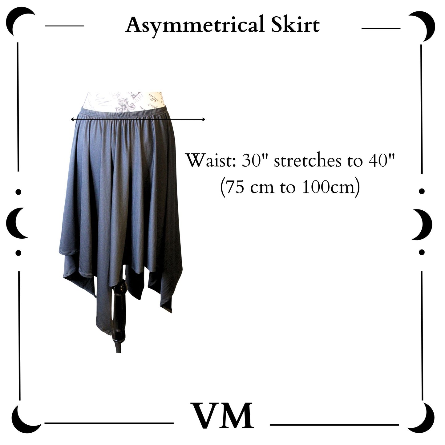 The VM Long Asymmetrical Skirt