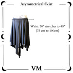 The VM Long Asymmetrical Skirt