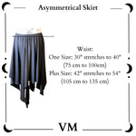 The VM Chiffon Asymmetrical Skirt