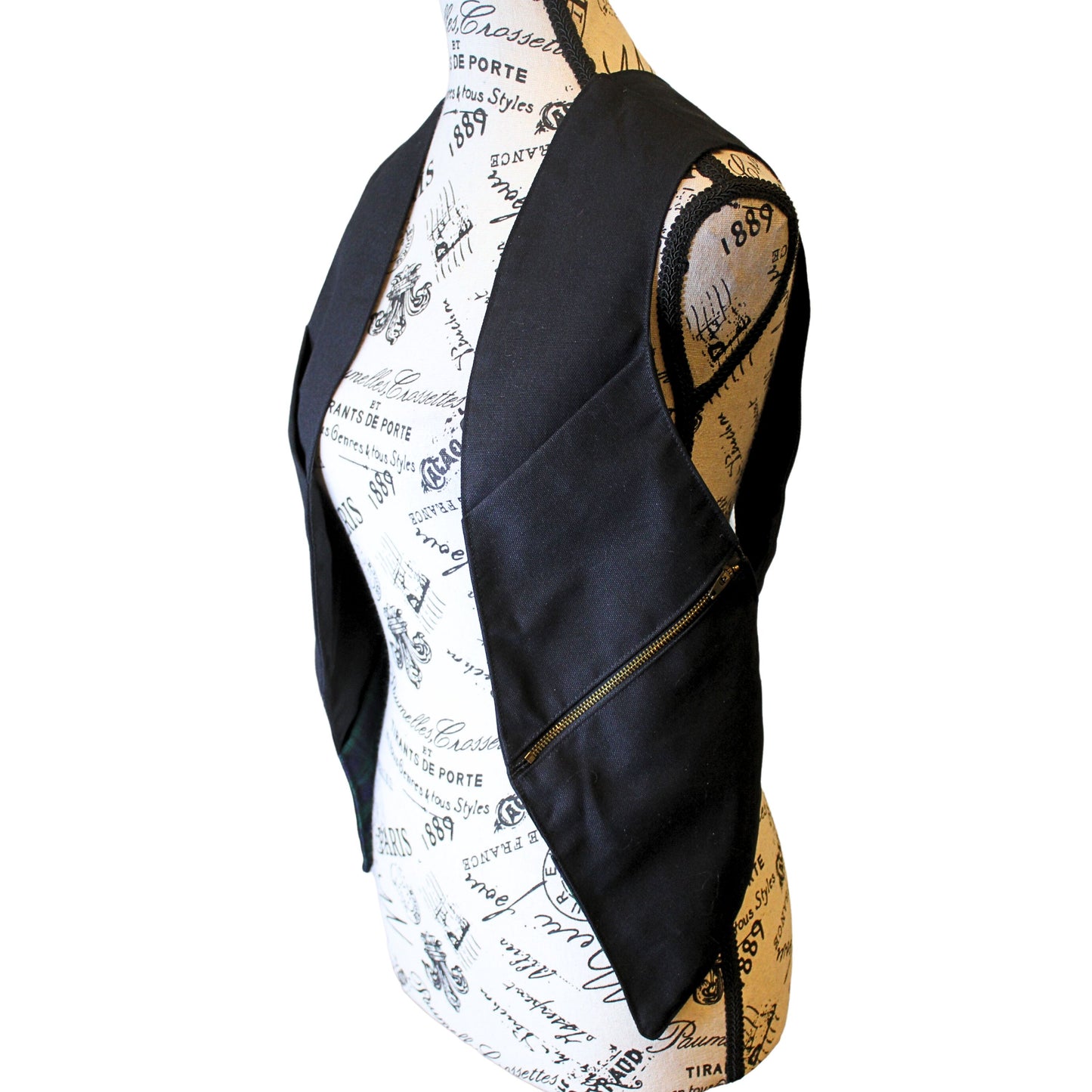 The VM Canvas Holster Vest with Lace Up Back