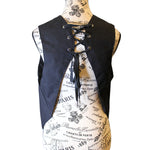 The VM Canvas Holster Vest with Lace Up Back