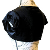 The VM Black Velvet Shrug