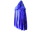 The VM Short Crushed Velvet Cloak