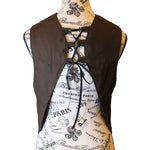 The VM Holster Vest with Lace Up Back and Clip Front