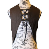 The VM Holster Vest with Lace Up Back and Clip Front