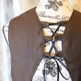 The VM Holster Vest with Lace Up Back and Clip Front