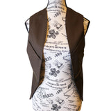 The VM Canvas Holster Vest with Lace Up Back