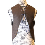 The VM Canvas Holster Vest with Lace Up Back