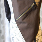 The VM Canvas Holster Vest with Lace Up Back