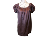 The VM Satin Peasant Blouse