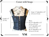Lace-Up Corset with Straps