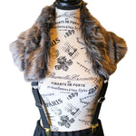 The VM Faux Fur Suspenders