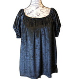 The VM Velvet Peasant Blouse