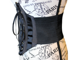 The VM Lace-Up Corset Waist Belt