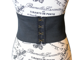 The VM Lace-Up Corset Waist Belt