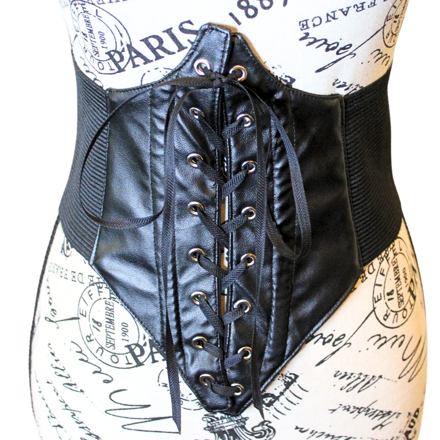 The VM Lace Up Corset Waist Belt Venus Mars Clothing