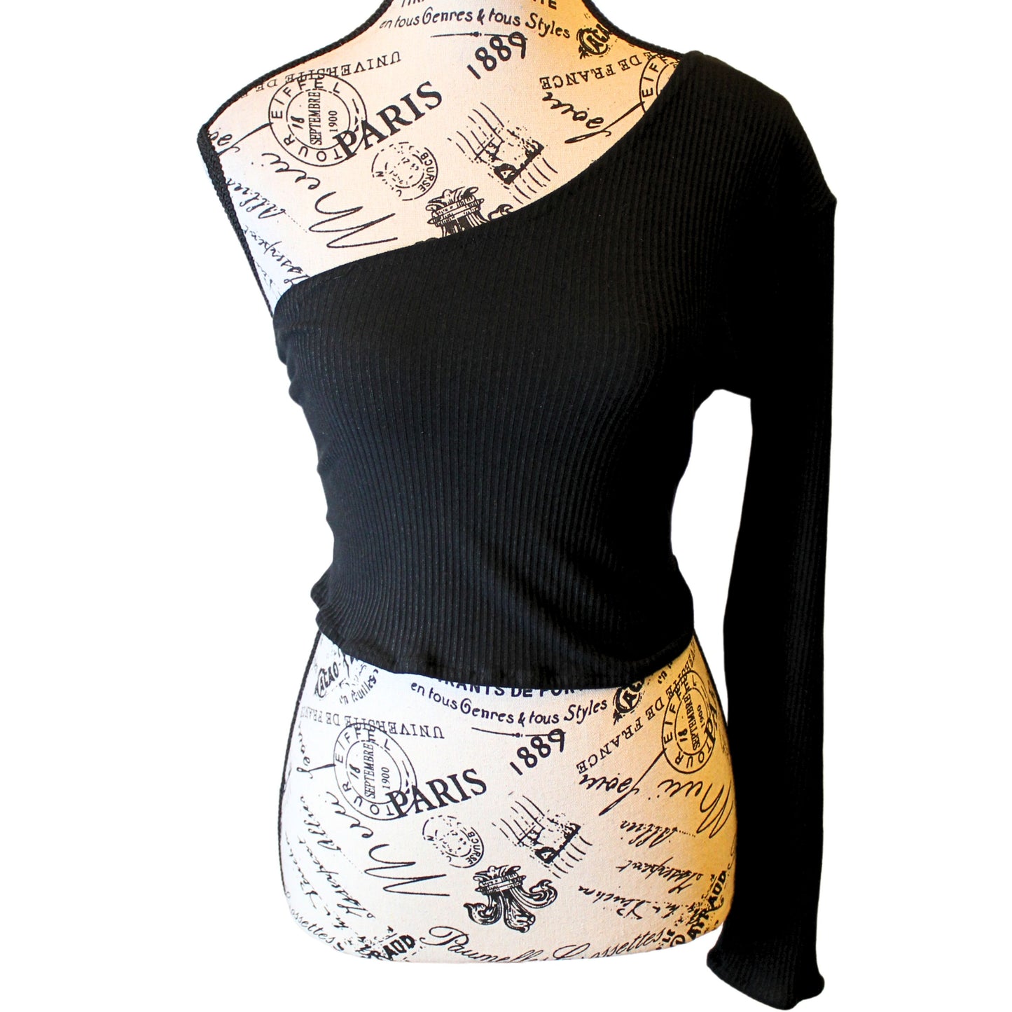 The VM One Sleeve Crop  Top