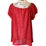 The VM Lace Peasant Blouse