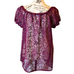 The VM Lace Peasant Blouse