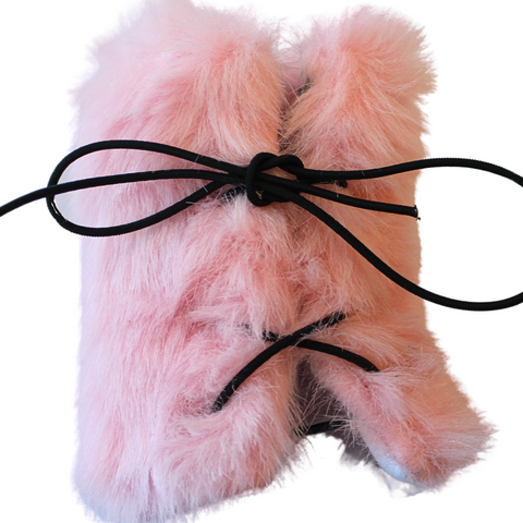 The VM Faux Fur Wrist Wallet Cuff