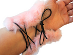 The VM Faux Fur Wrist Wallet Cuff