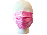 Face Mask - Reversible Barbie Pink and White Cotton