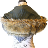 The VM Festival Hood with Faux Fur Trim