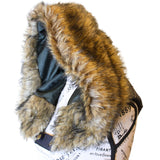 The VM Festival Hood with Faux Fur Trim