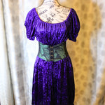 The VM Velvet Peasant Dress