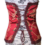 SALE The VM Red and Gold Corset (size 4/6)