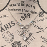 Sparkly Silver Necklace
