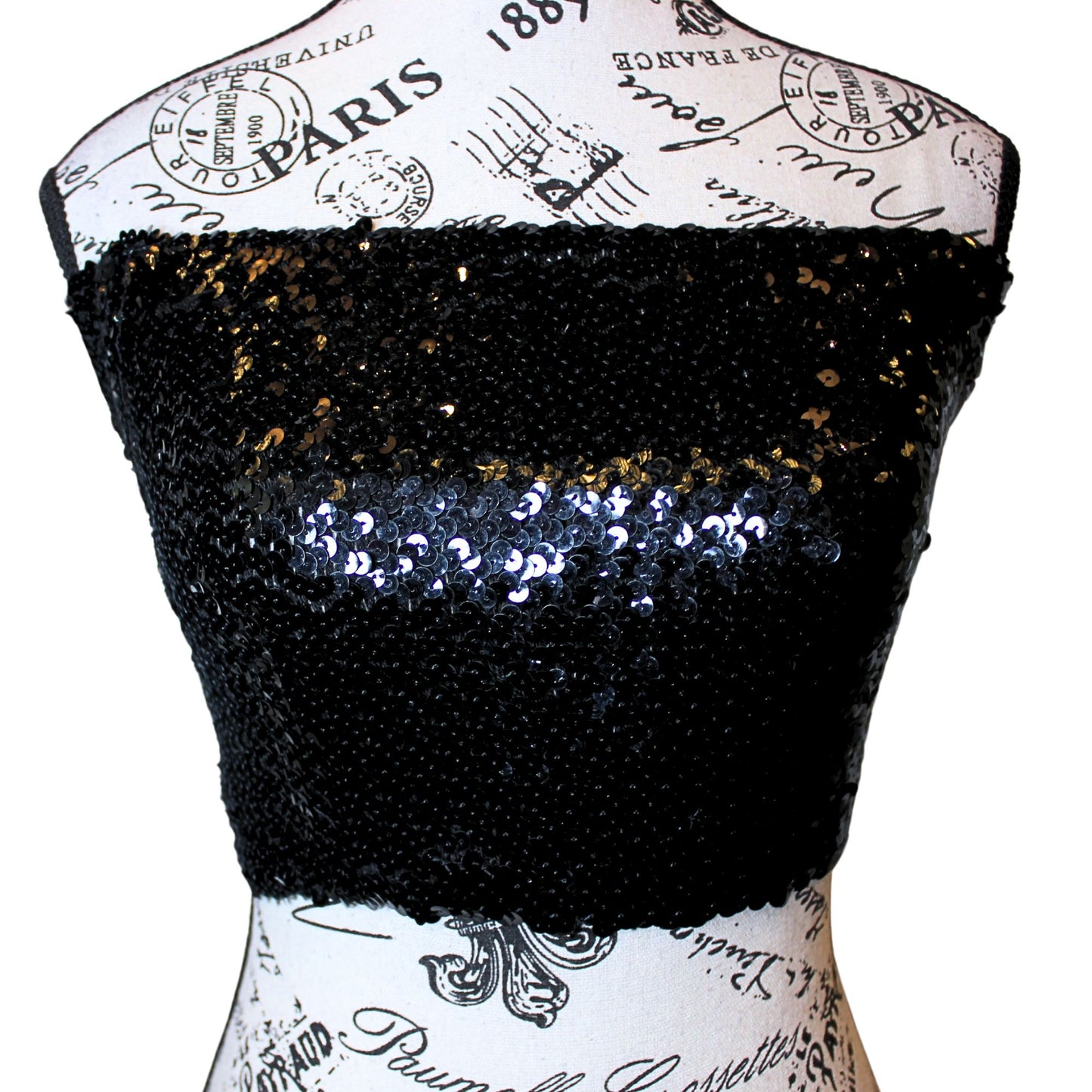 SALE Music Legs Sequin Tube Top