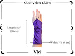 The VM Short Velvet Pointe Gloves