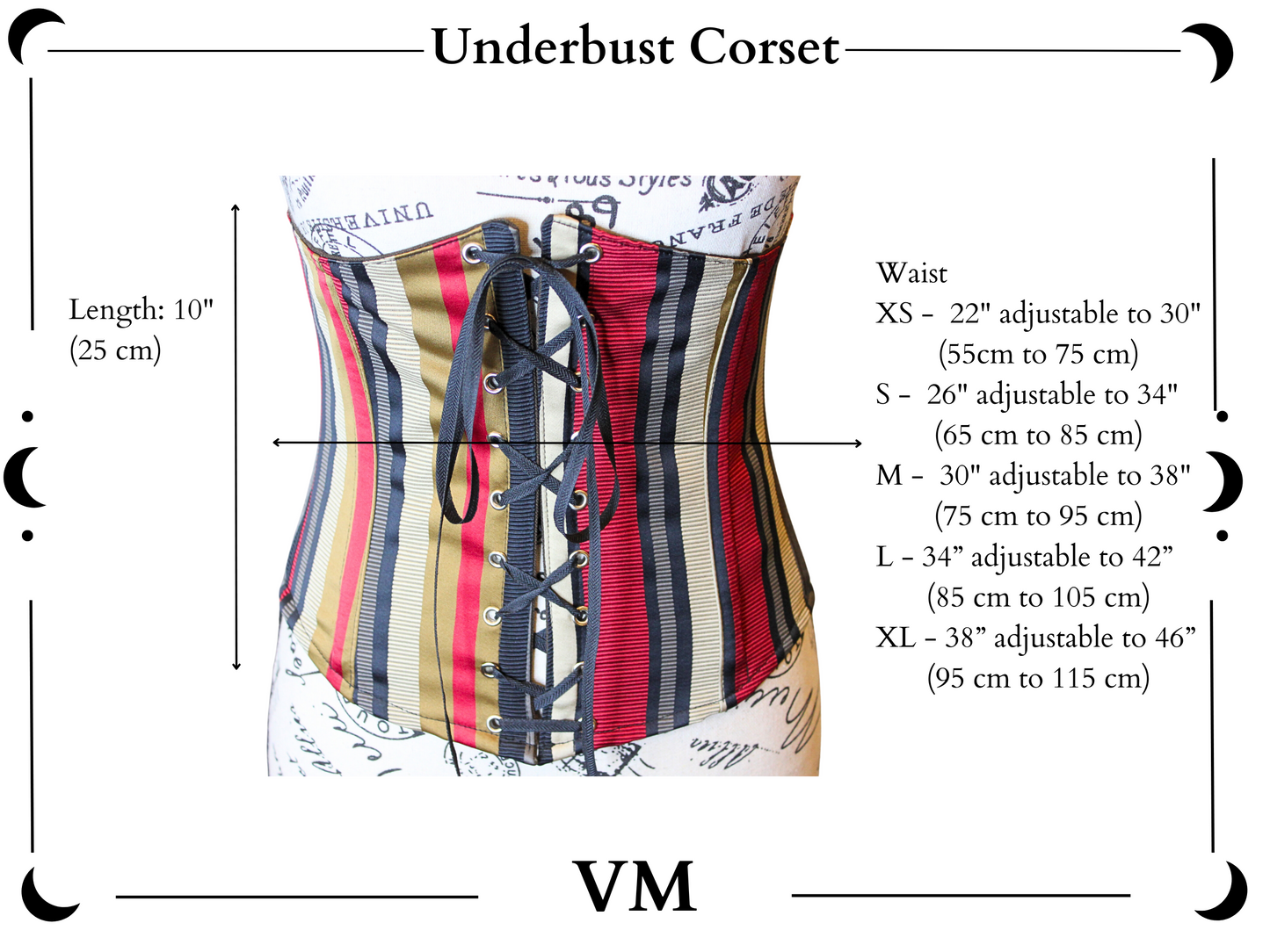 The VM Lace-up Underbust Corset