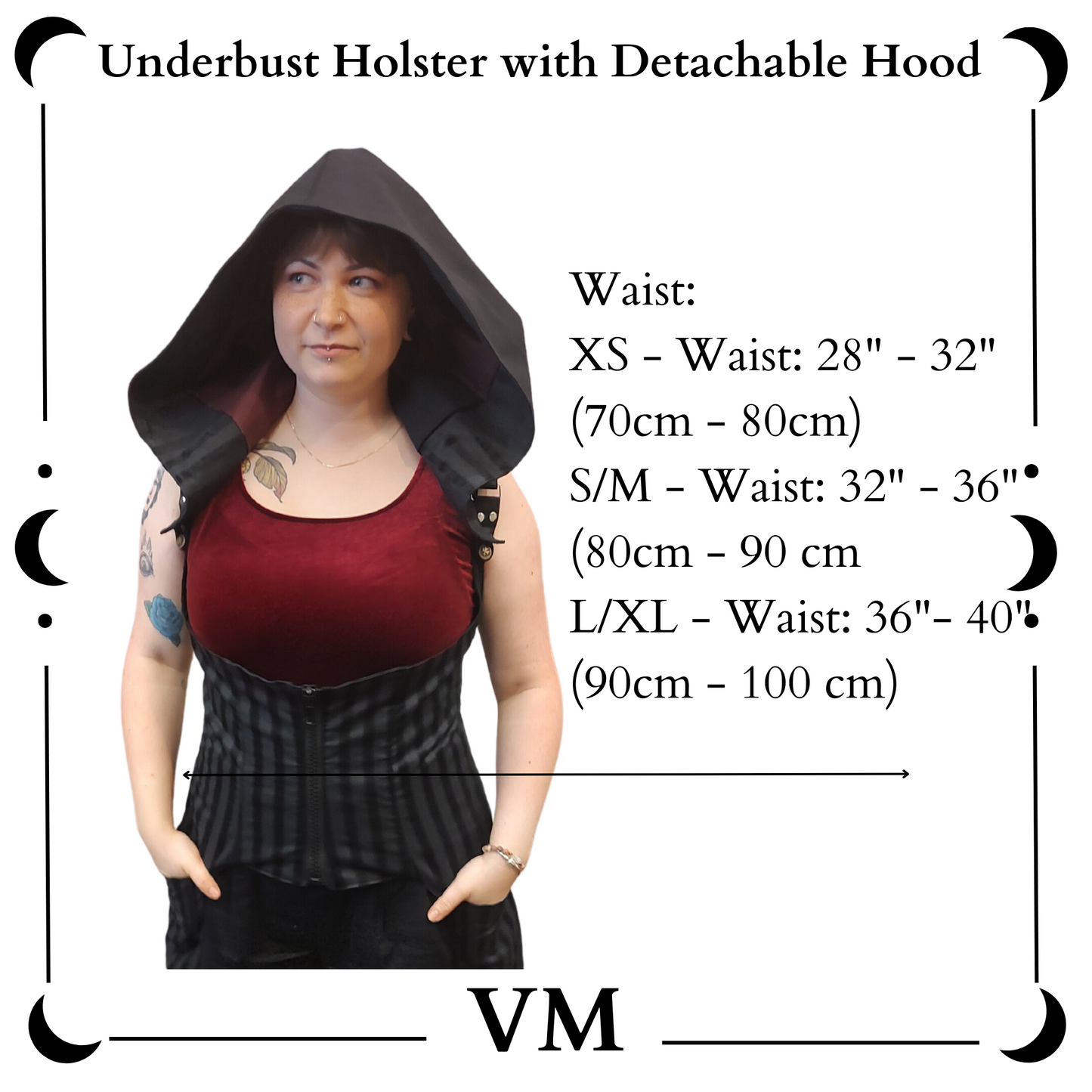 The VM Holster Vest with Detachable Hood
