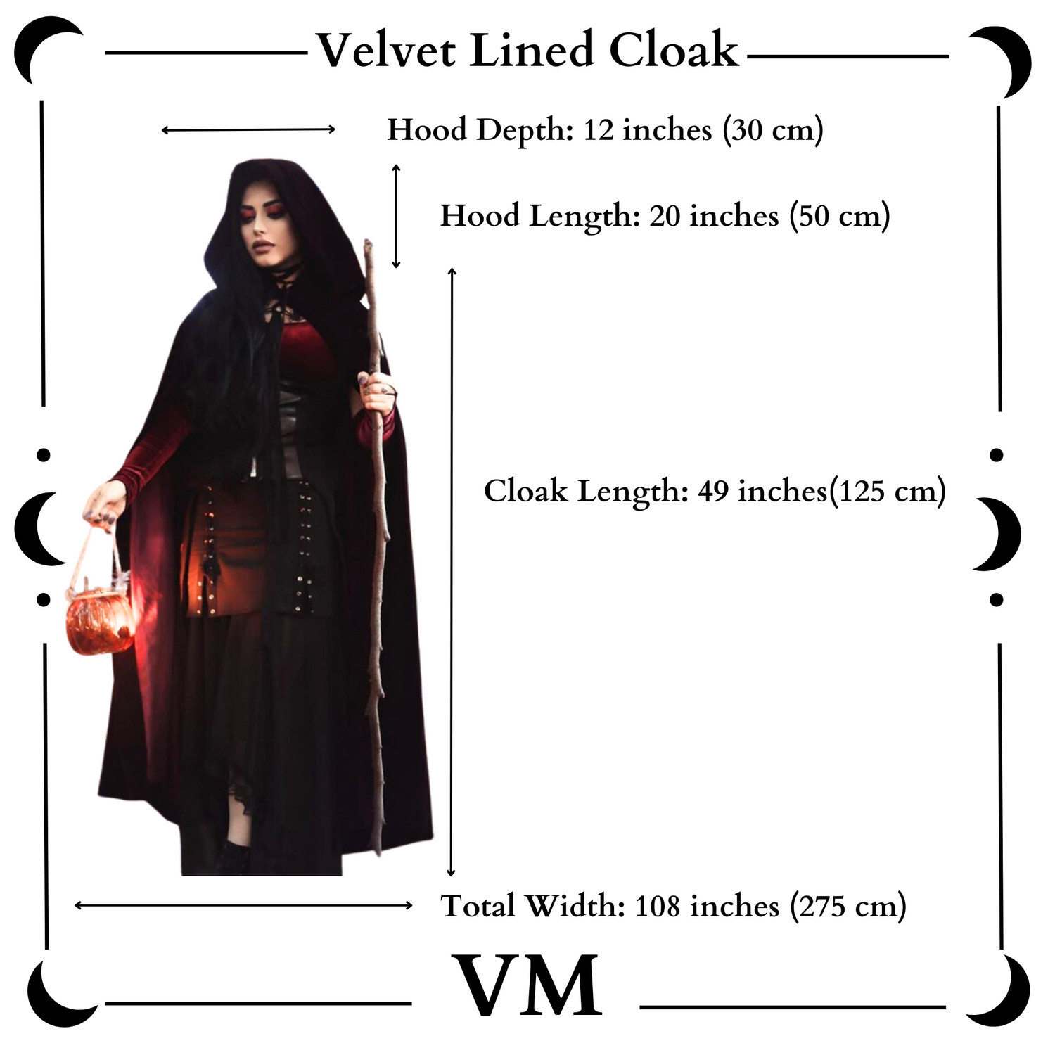 The VM Velvet Lined Cloak – Venus & Mars Clothing