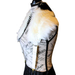 The VM Faux Fur Suspenders