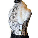 The VM Faux Fur Suspenders