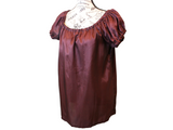 The VM Satin Peasant Blouse