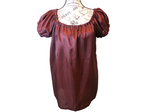 The VM Satin Peasant Blouse