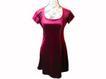 The VM Short Velvet Vamp Dress