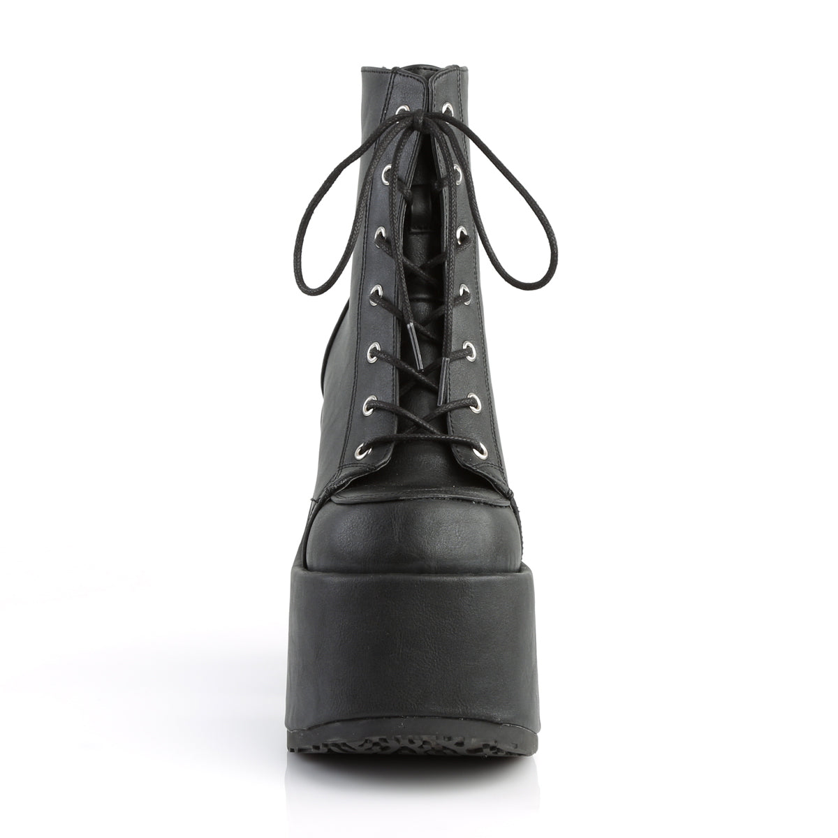 Demonia Platform Boots - Camel203 Black