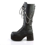 Demonia Platform Boots - Ranger 303 Lace-up Platform Boot with Chains