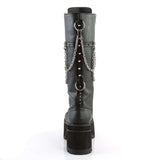 Demonia Platform Boots - Ranger 303 Lace-up Platform Boot with Chains